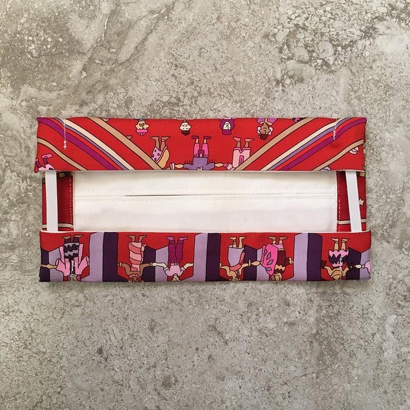 Hermes Vintage Handmade Donner La Main Silk Scarf Surgical Face Mask - 2
