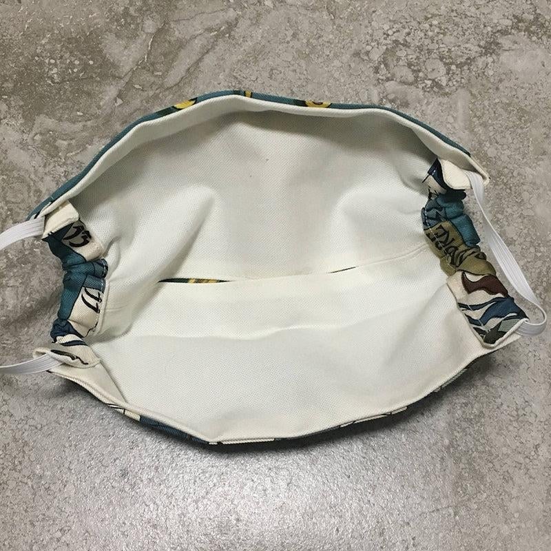 Handmade Hermes Vintage Dies et Hore Sun Silk Scarf Masque - 2