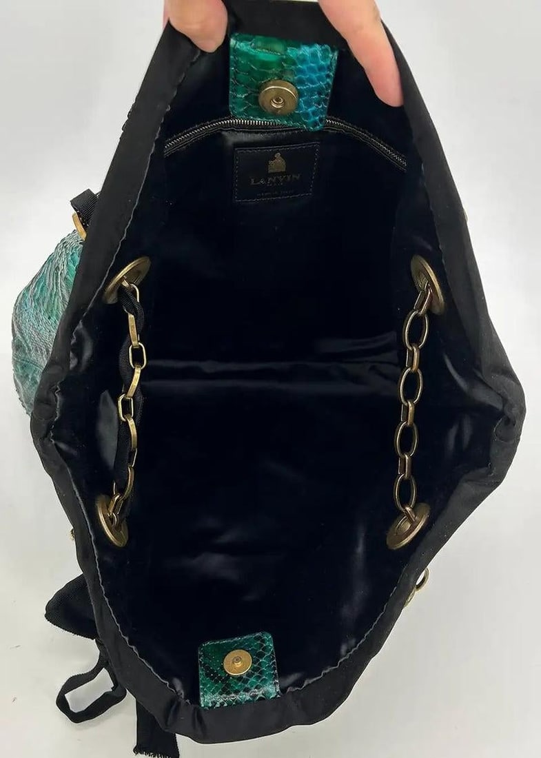 Lanvin Amalia Python Tote - 11