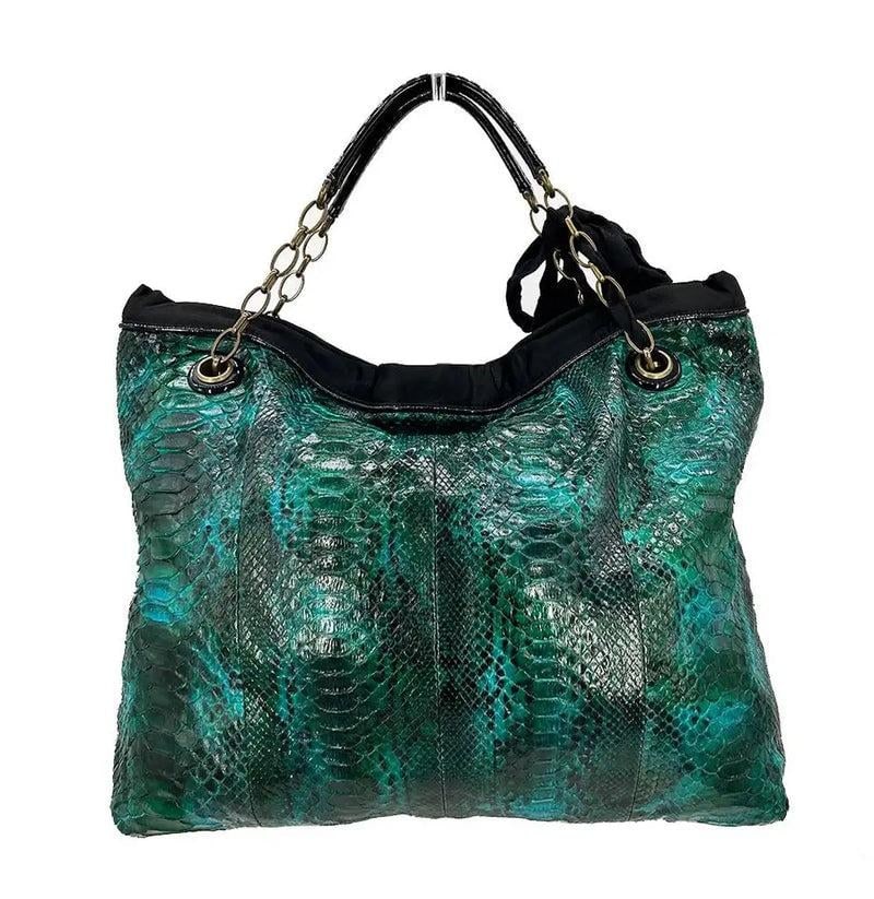 Lanvin Amalia Python Tote - 2