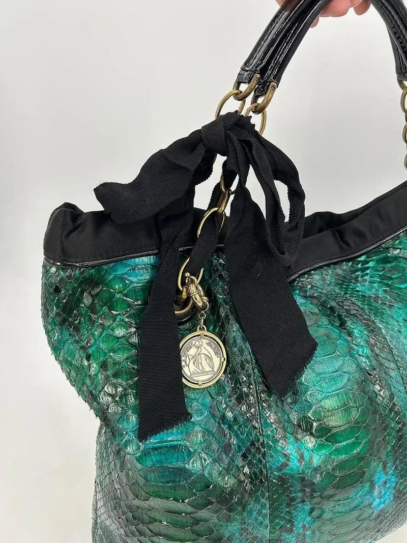 Lanvin Amalia Python Tote - 5