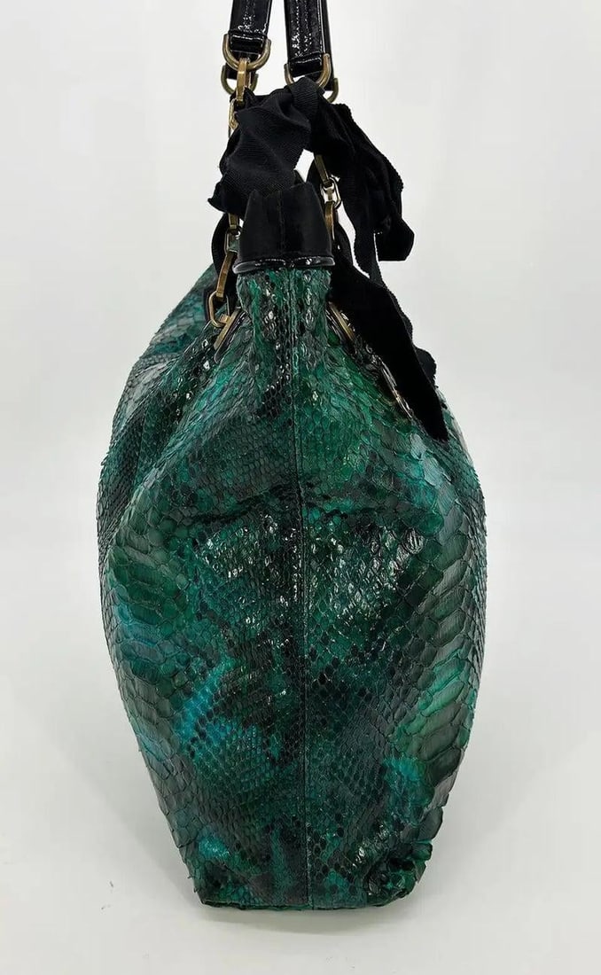 Lanvin Amalia Python Tote - 7