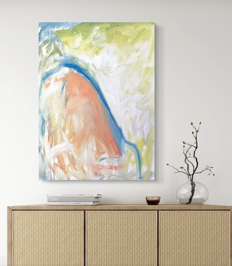 Matthew Izzo Oil Painting on Canvas - Titled "Waterfall" - 8