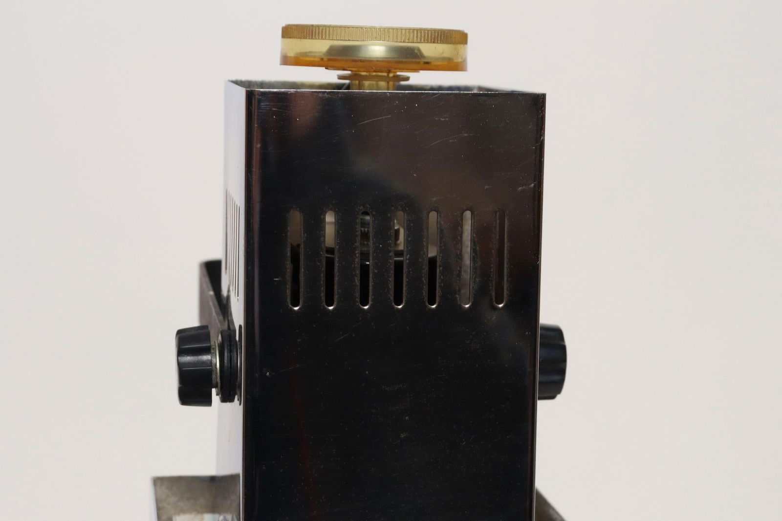 Vintage Koch & Lowy Chrome Adjustable Task / Table Lamp With Articulating Shade - 12