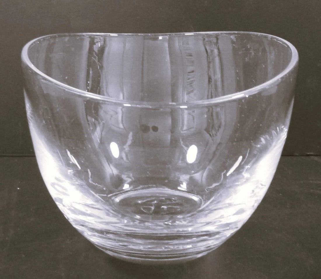 Simon Pearce Hand Blown Glass Barre Oval Bowls Set of 4 - 15