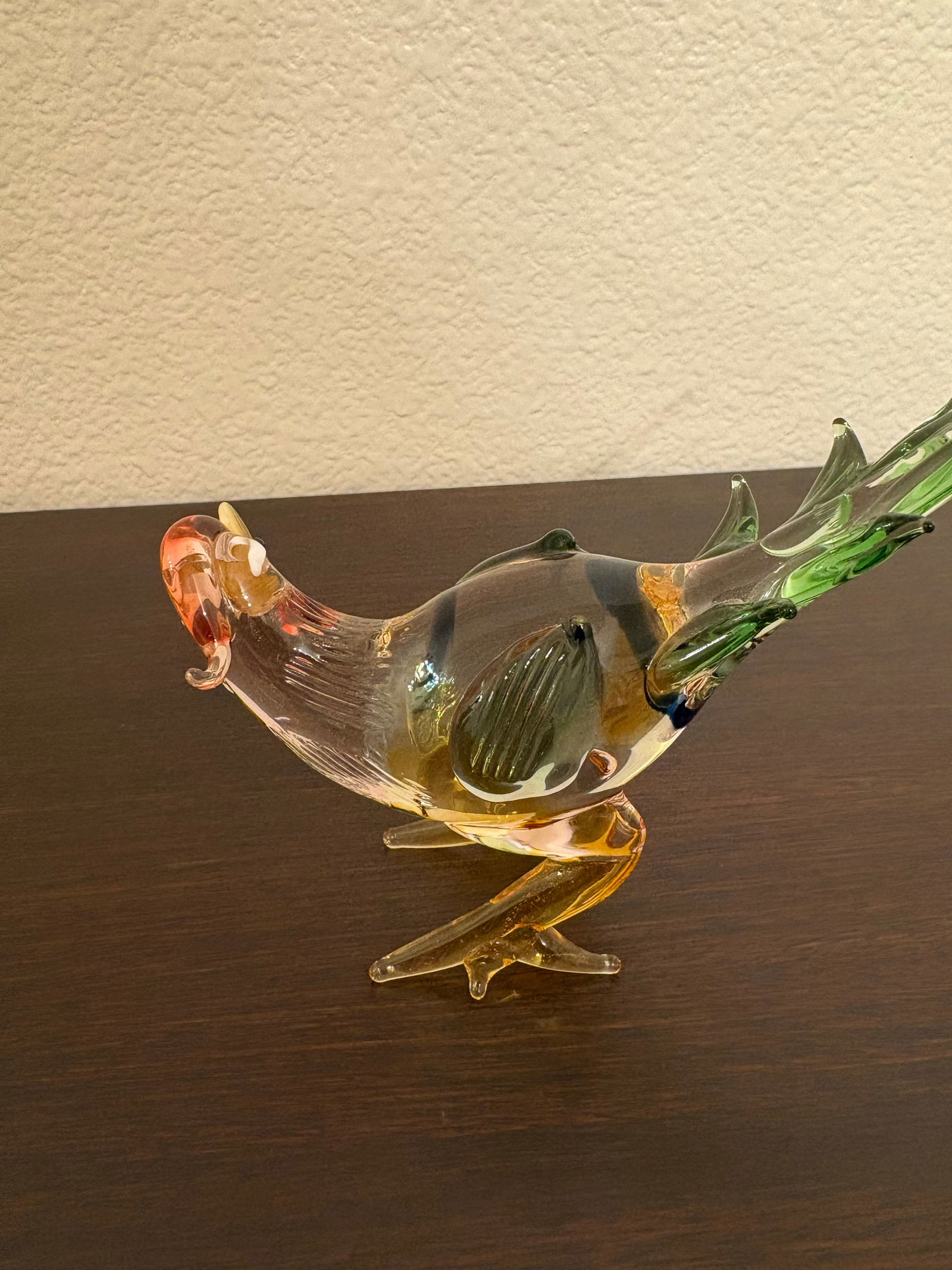 Murano Blown Glass Multi-Color Delicate Road Runner - 2
