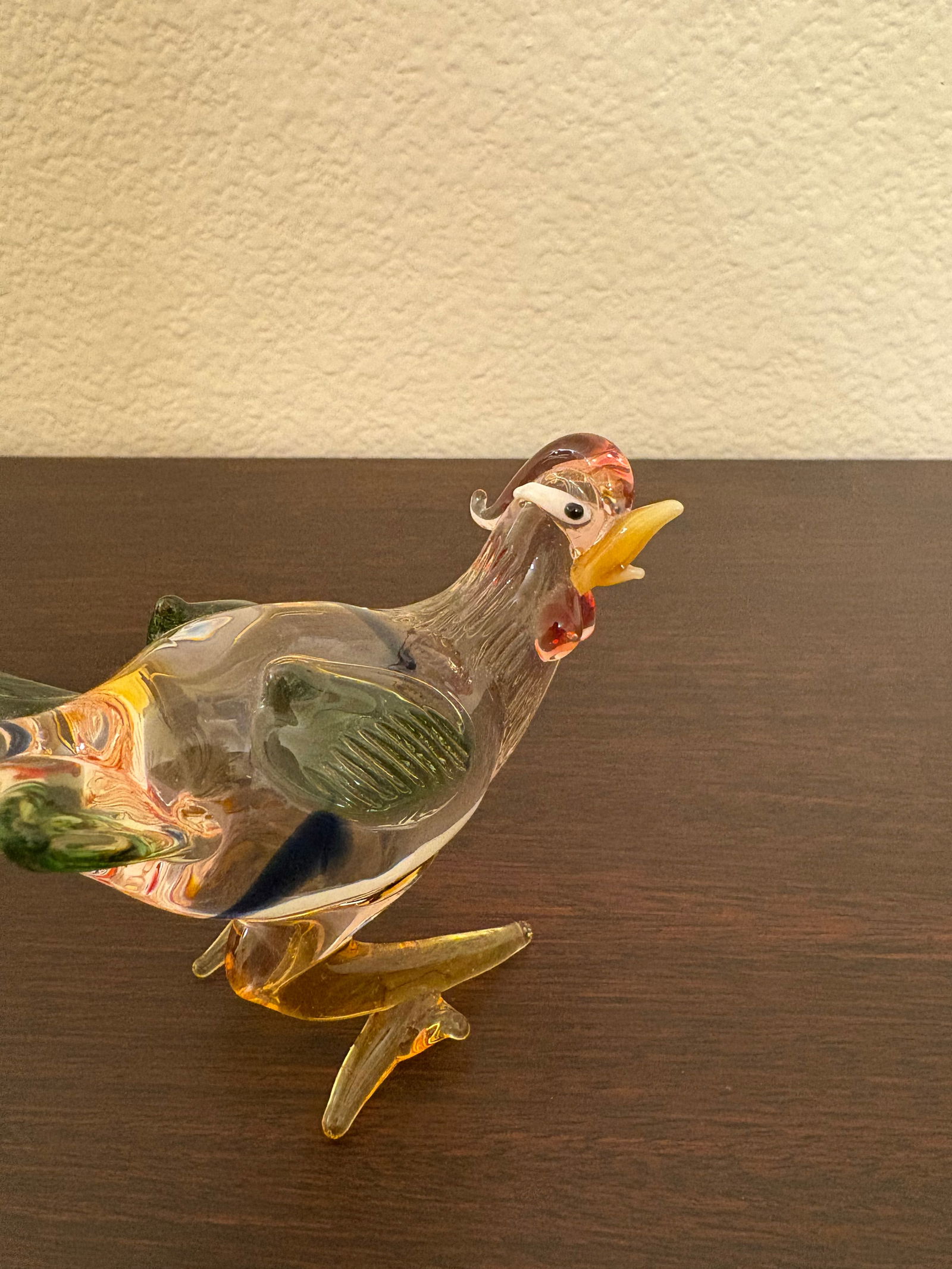 Murano Blown Glass Multi-Color Delicate Road Runner - 3