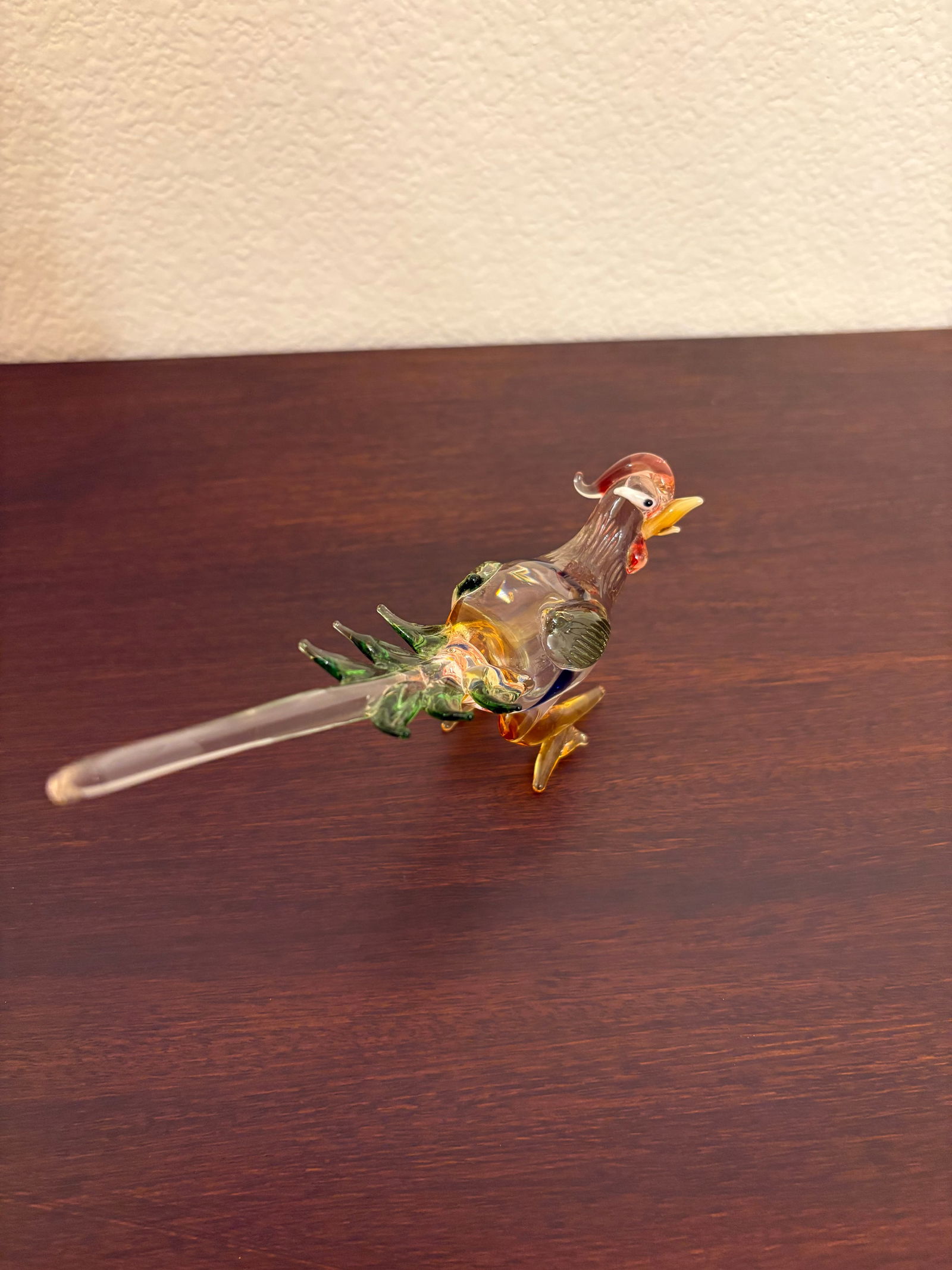 Murano Blown Glass Multi-Color Delicate Road Runner - 6