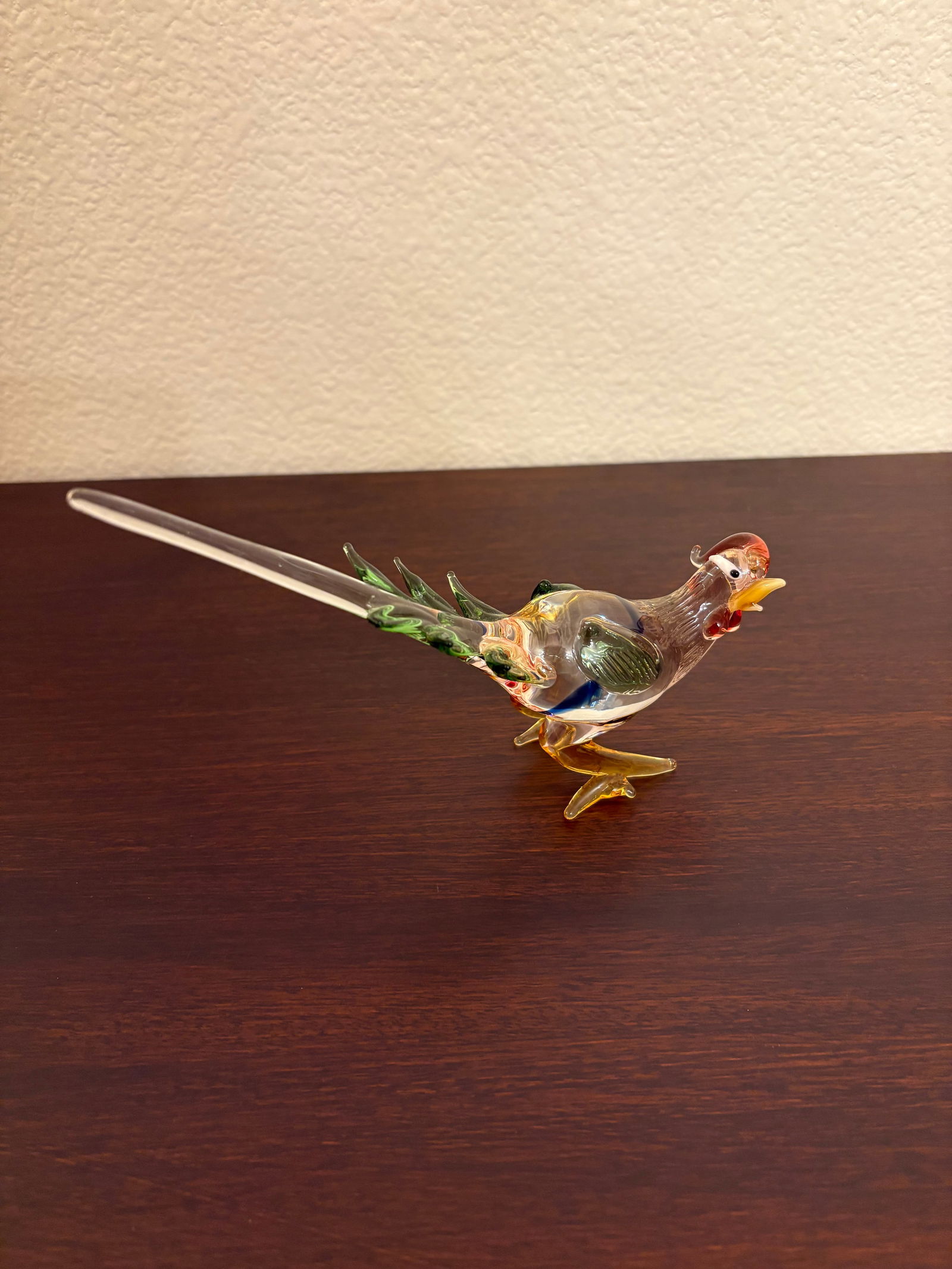 Murano Blown Glass Multi-Color Delicate Road Runner - 7
