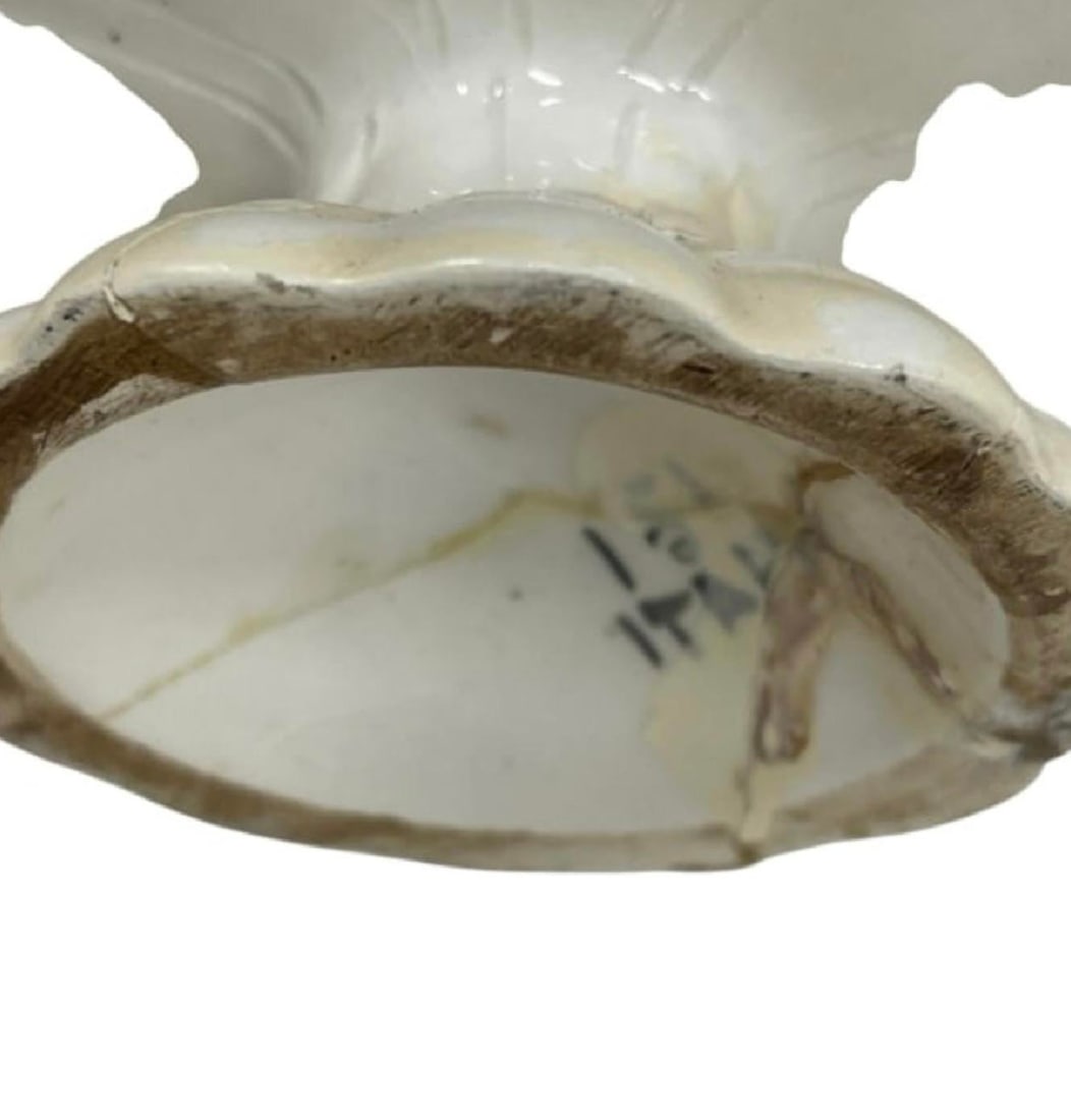 Vintage Italian Majolica Berry Topiary Centerpiece 7" - 4