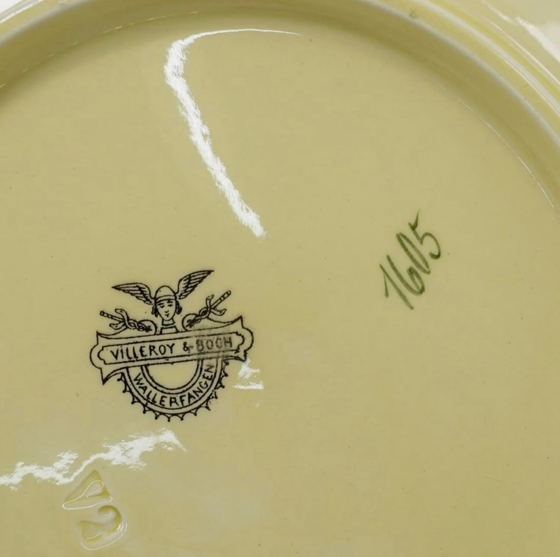 Antique Villeroy & Boch Wallerfangen 1605 Collector Plate Harbor Village Scene - 2