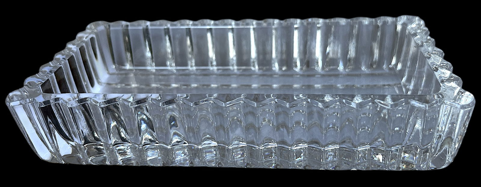 Mid 20th Century Mid 20th Century Indiana Glass "Colony Park" Ribbed Pressed Glass Relish Tray With - 10