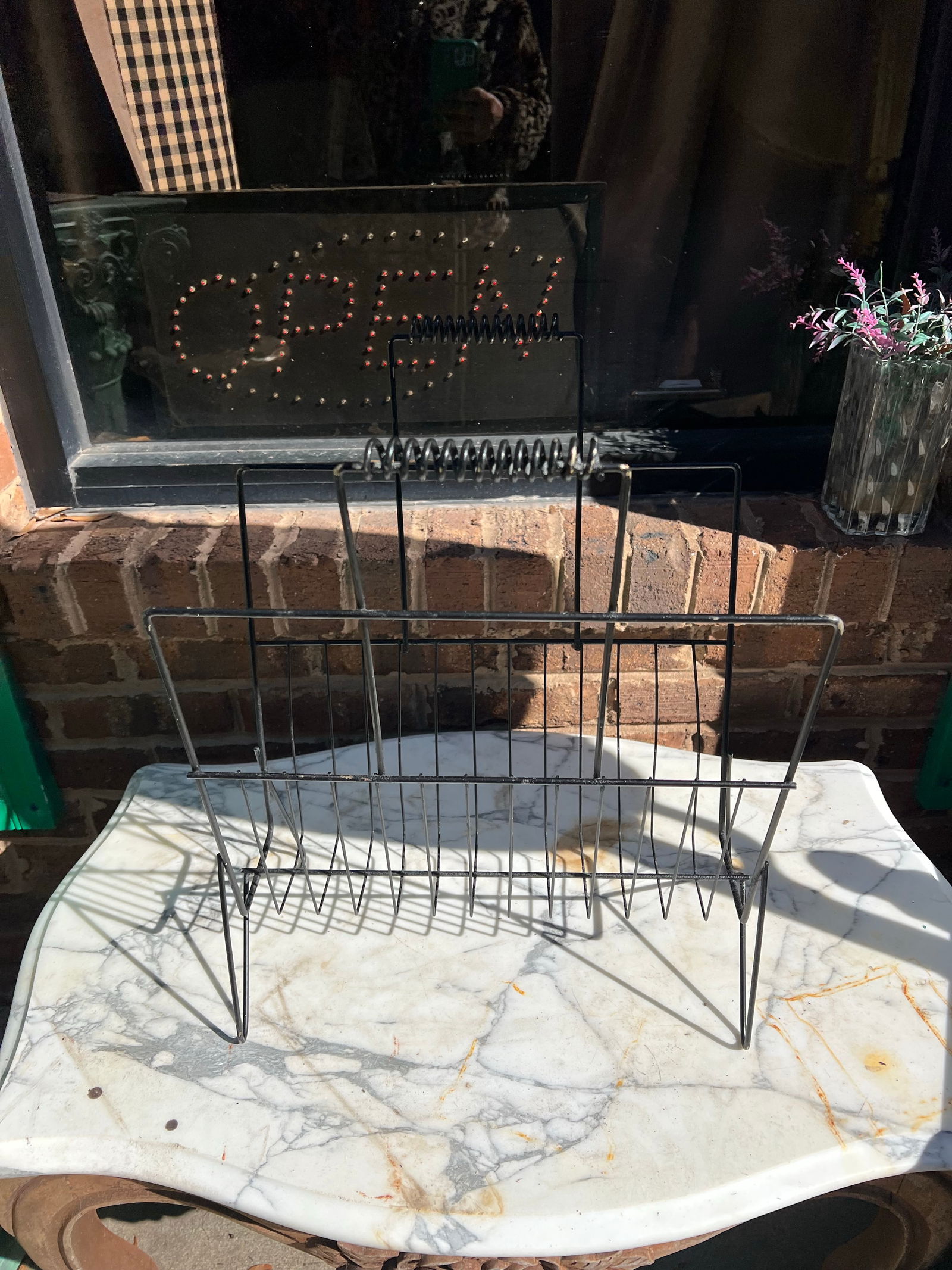 Vintage Mid-Century, Modern Magazine Rack - 2