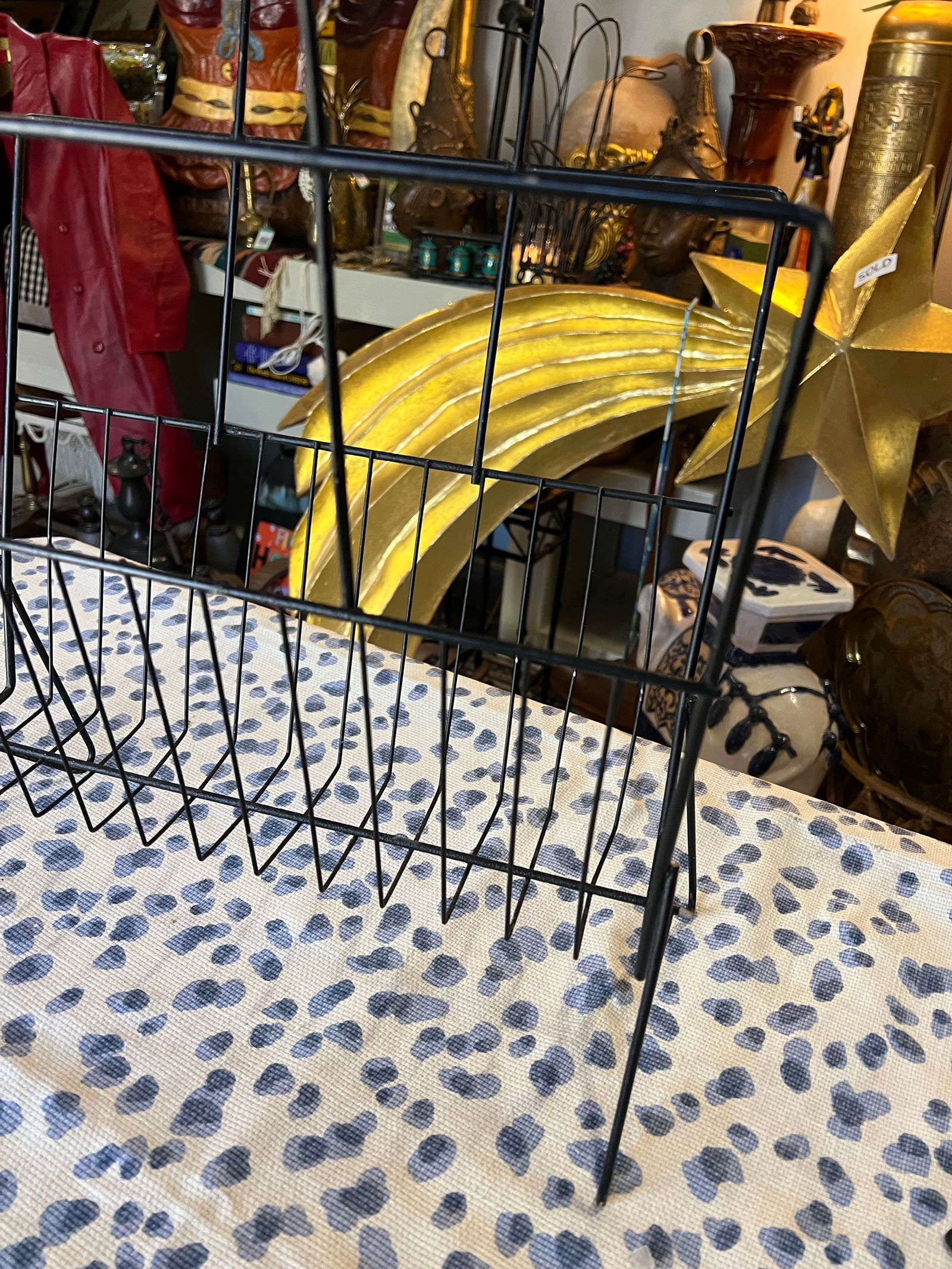 Vintage Mid-Century, Modern Magazine Rack - 5