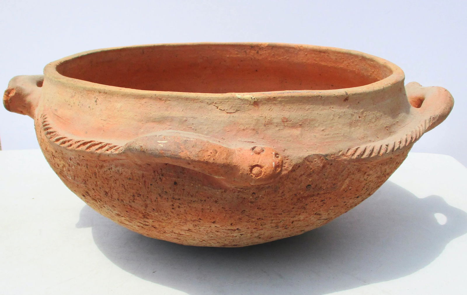 Guatemalan Handmade Terra Cotta Planter - 3