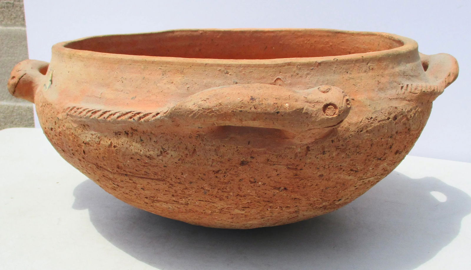 Guatemalan Handmade Terra Cotta Planter - 9