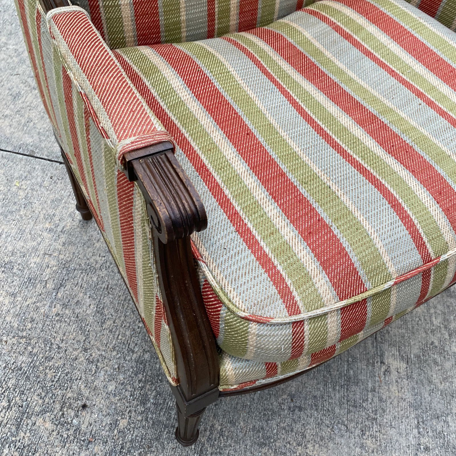 1970s Vintage Wooden Frame Chair - 4