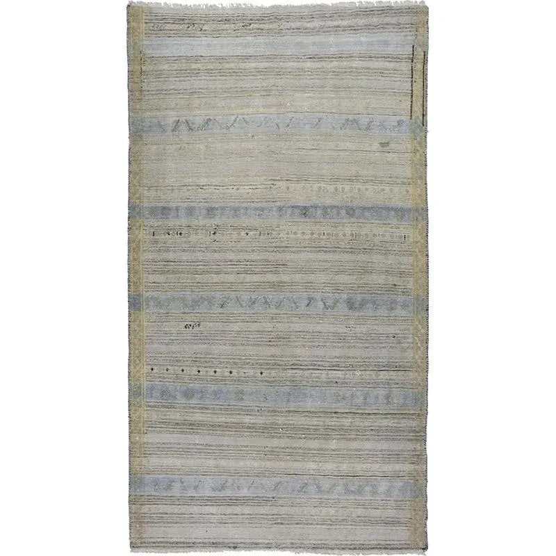 Handwoven Persian Kilim Area Rug 4'10" X 9'2" - 11