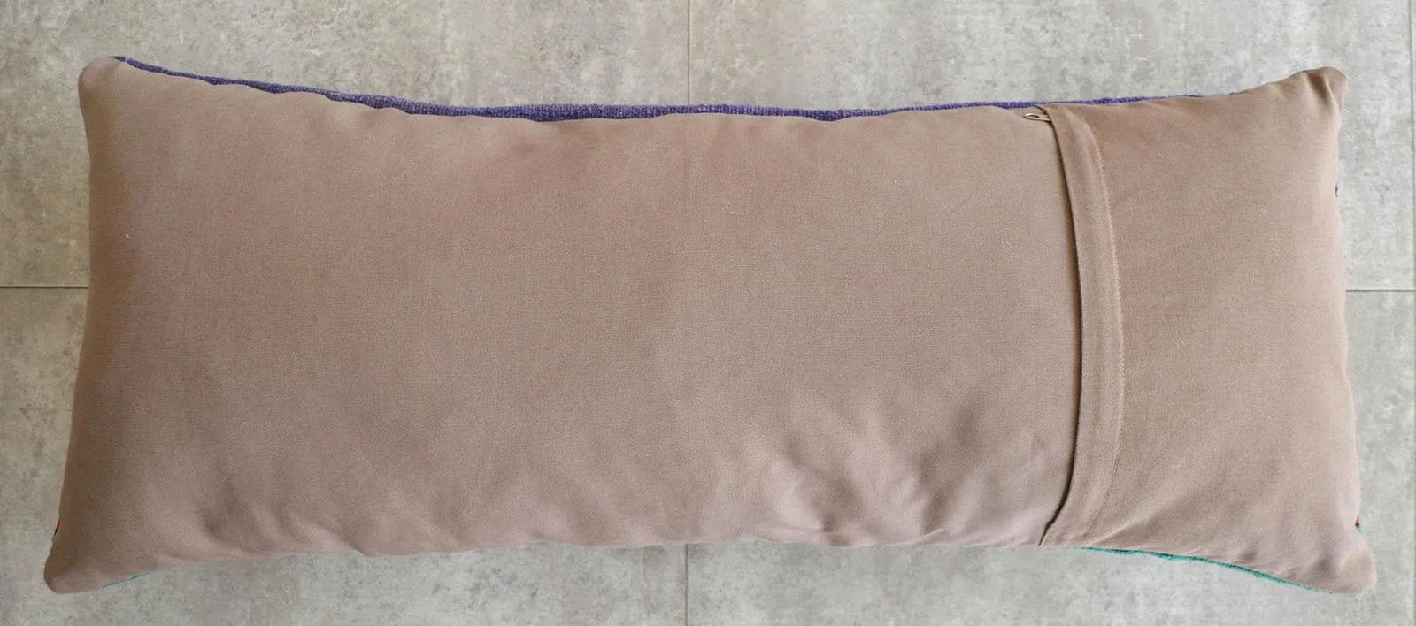 1970s Turkish Kilim Lumbar Pillow Cover - 8