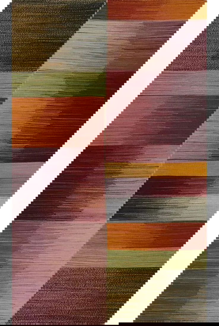 Handwoven Scandinavian Style Kilim Area Rug 3'8"³ X 5'11" (1 of 12)