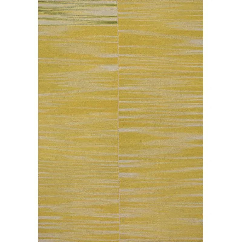 Handwoven Flatweave Scandinavian Style Persian Kilim Area Rug 4'4" X 6'3" - 10