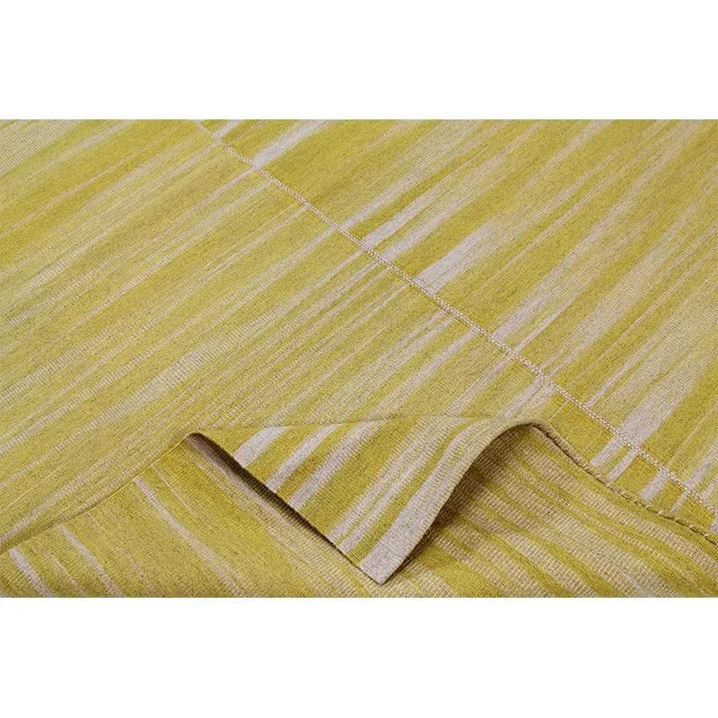 Handwoven Flatweave Scandinavian Style Persian Kilim Area Rug 4'4" X 6'3" - 3