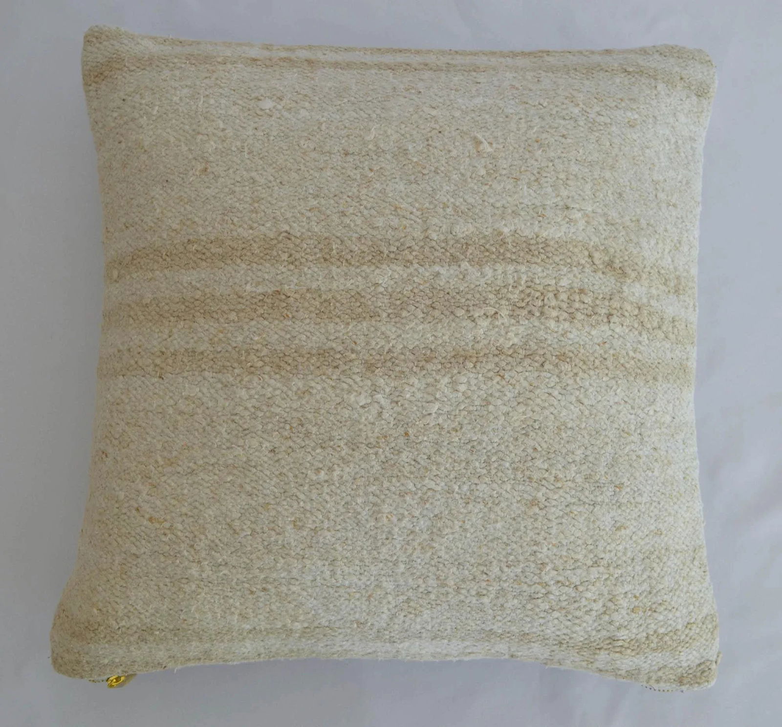 Handmade Hemp Kilim Rug Pillow Cover - 5