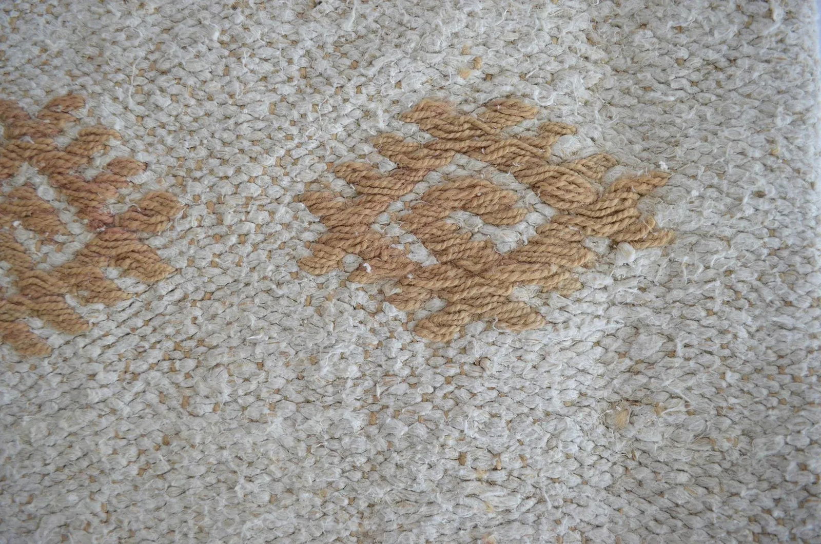 Hand-Woven Hemp Kilim Throw Pillow Cover - 4