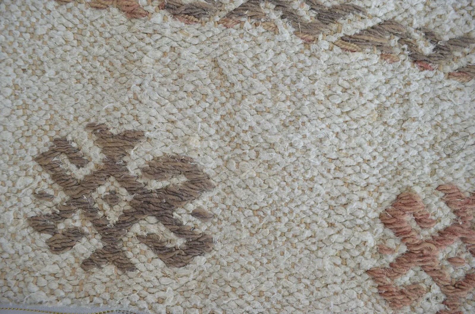 Hand-Woven Hemp Kilim Throw Pillow Cover - 4