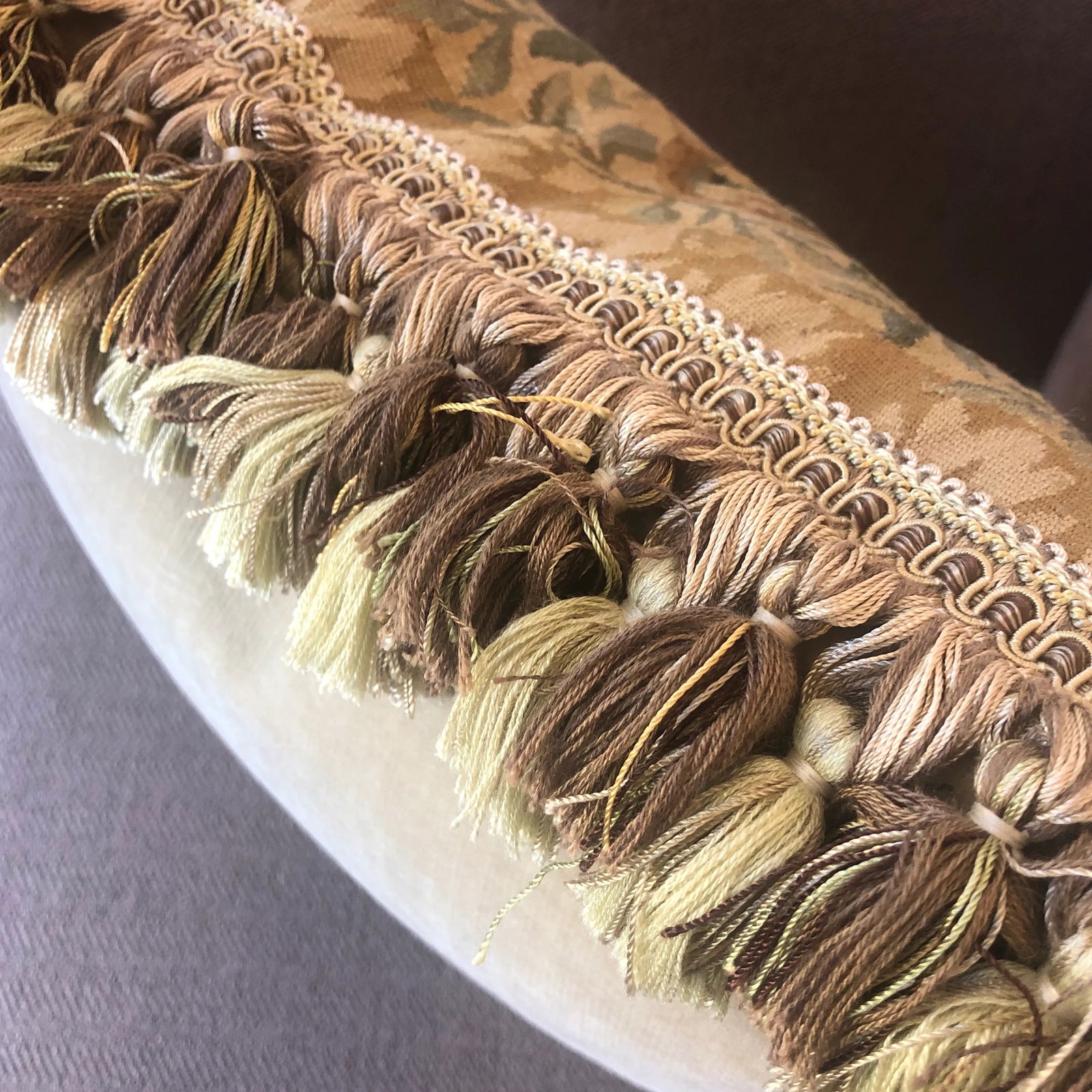 Vintage Recreated Mid 16th Century Hand-Woven Wool Tapestry Pillow - 7