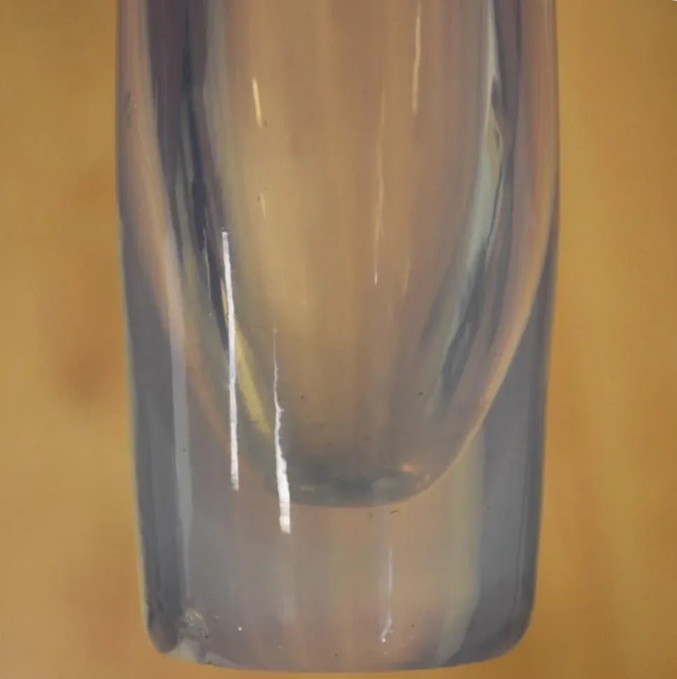 1950s Signed Murano Glass Vase - 9