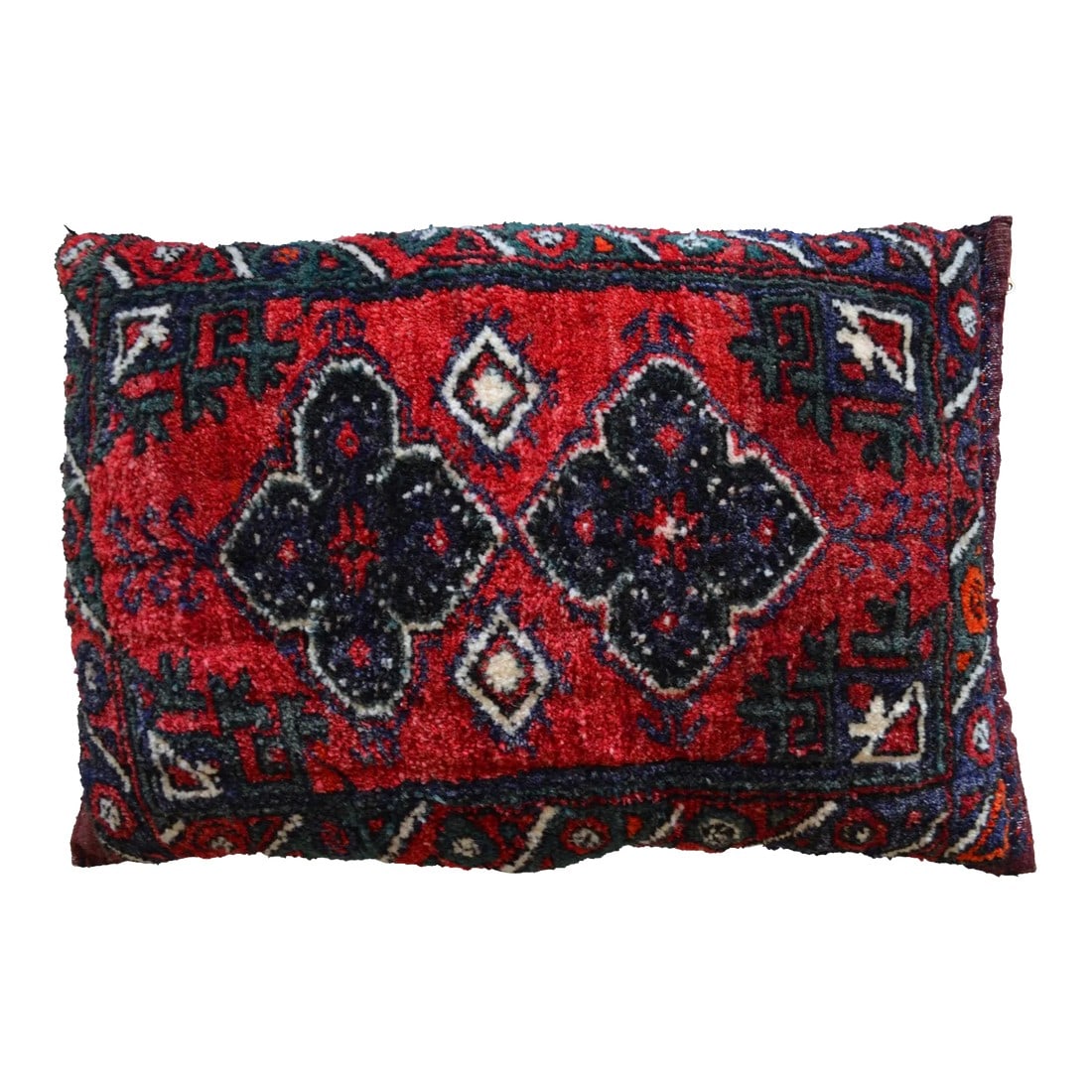 1960s Hand-Knotted Turkish Rug Pillow Cover (1 of 6)