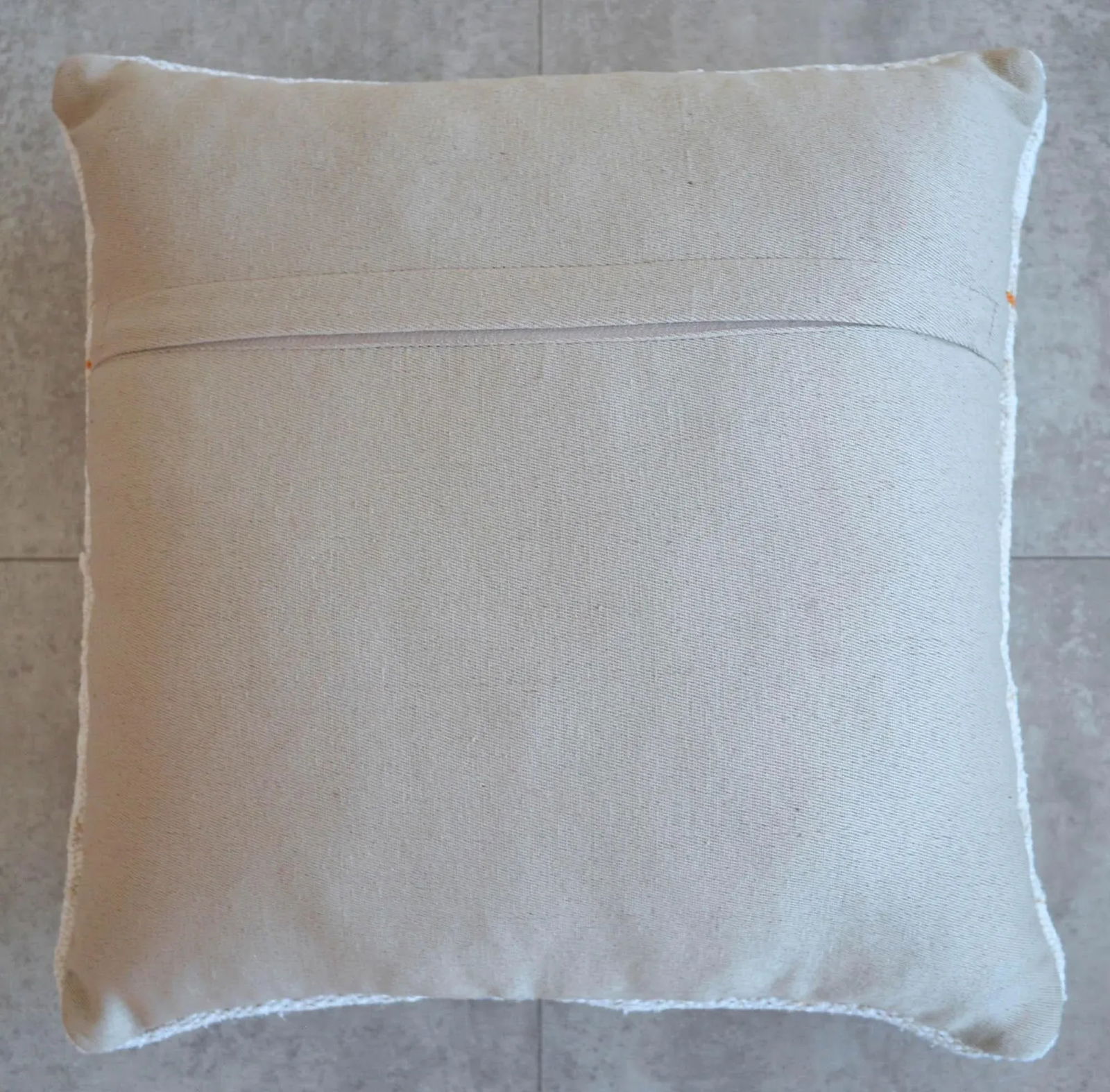 Vintage Handmade Hemp Kilim Rug Pillow Cover - 3