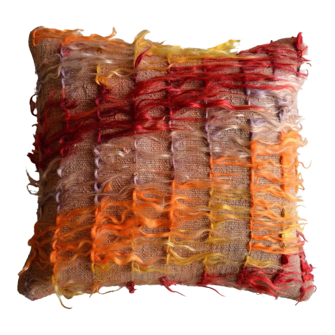 Vintage Hand-Woven Turkish Kilim Rug Throw Pillow Cover (1 of 6)