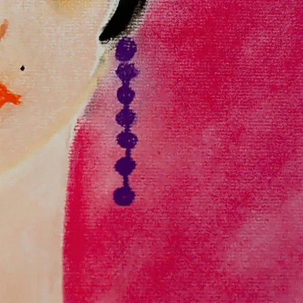 2012 "Gertrud" Contemporary Expressionist Pastel Portrait Drawing on Paper by Maria Grazia Facci - 5