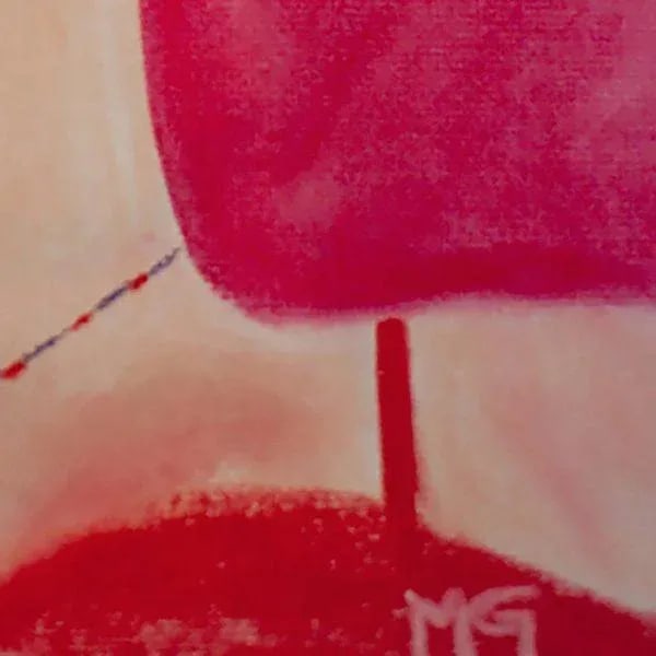 2012 "Gertrud" Contemporary Expressionist Pastel Portrait Drawing on Paper by Maria Grazia Facci - 7