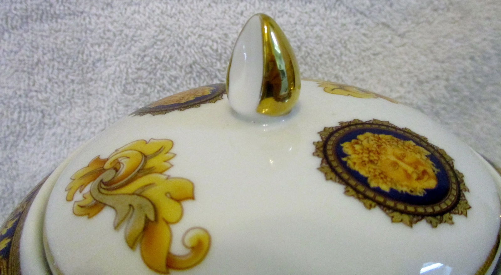 1980s T. Limoges France Depos Porcelain Bacchus Tea Pot - 6
