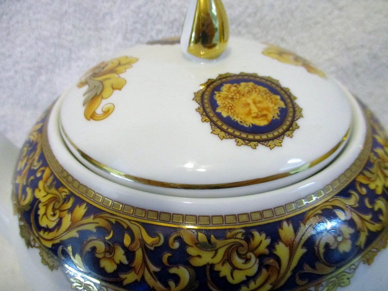 1980s T. Limoges France Depos Porcelain Bacchus Tea Pot - 7