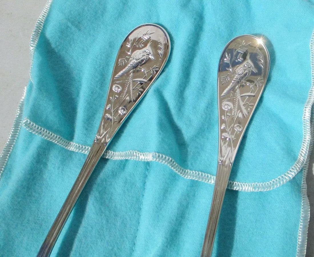 1980s Tiffany & Co. Sterling Salad Utensil Set - 2 Pieces - 5