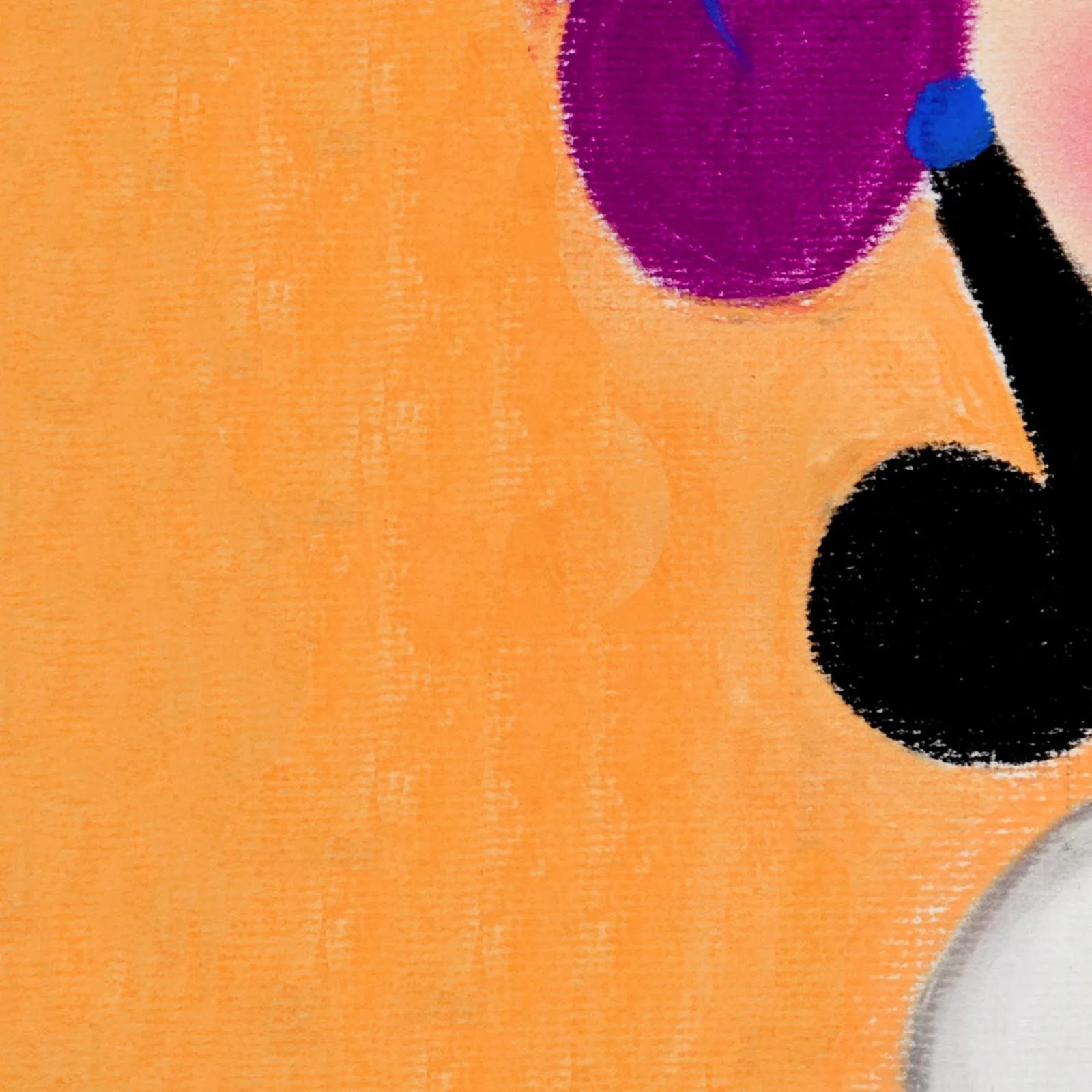 2016 "Lola" Contemporary Expressionist Pastel Portrait Drawing on Paper by Maria Grazia FacciolÃ - 5