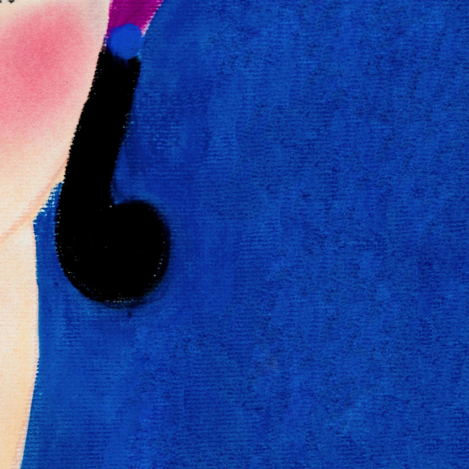 2016 "Lola" Contemporary Expressionist Pastel Portrait Drawing on Paper by Maria Grazia FacciolÃ - 7