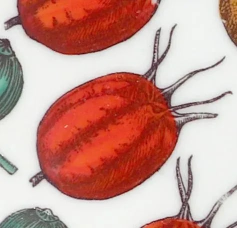 Piero Fornasetti Porcelain Plate-- Giastra DI Frutta # 6 - 2