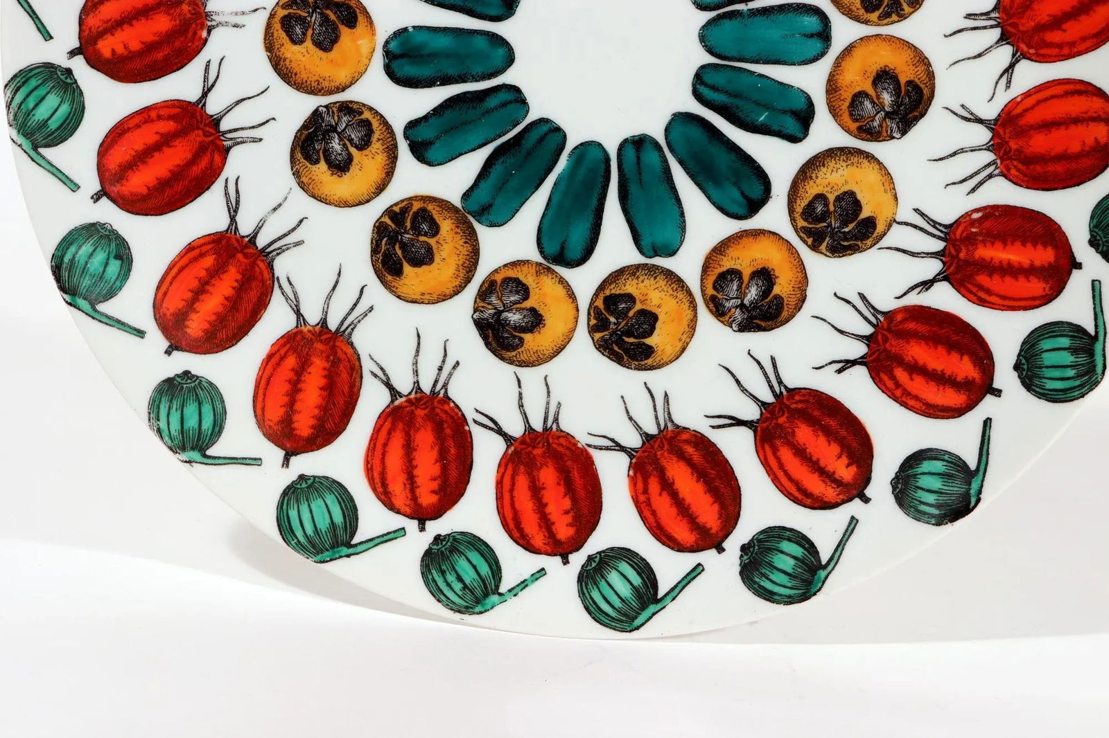 Piero Fornasetti Porcelain Plate-- Giastra DI Frutta # 6 - 4