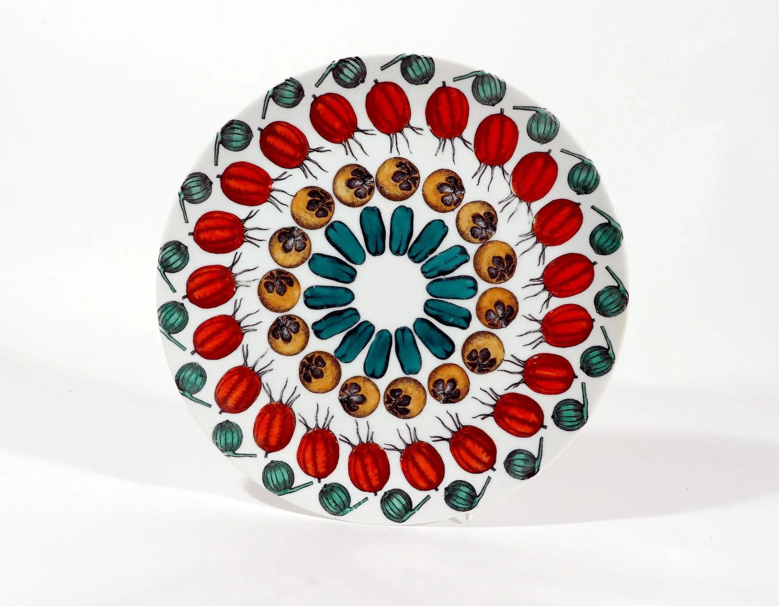 Piero Fornasetti Porcelain Plate-- Giastra DI Frutta # 6 - 6