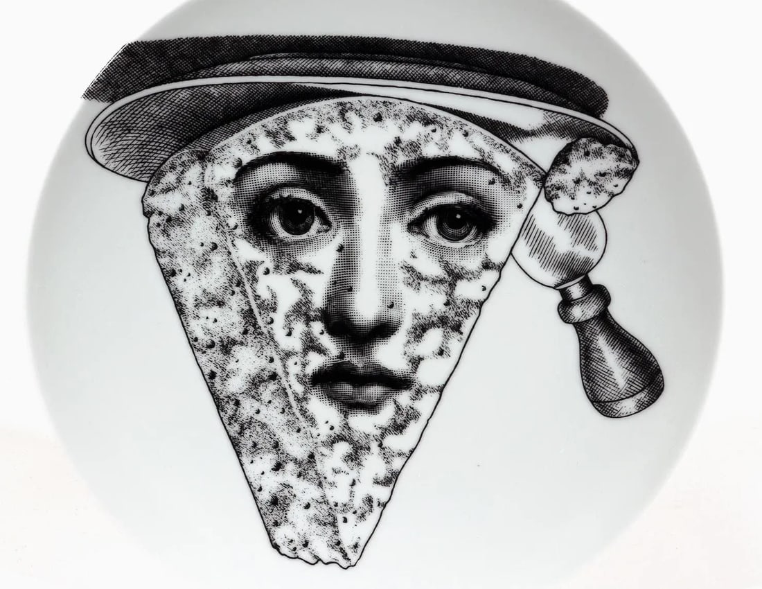 Fornasetti Porcelain Themes & Variation Plate, #319 - 2