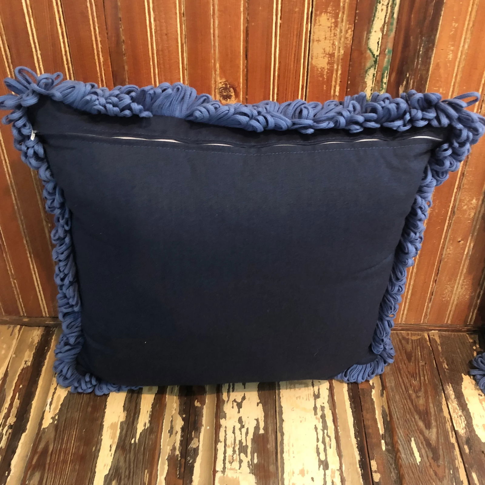 Contemporary Nautical Fish Print Hand Crafted Pillows - Set of 2 - 8