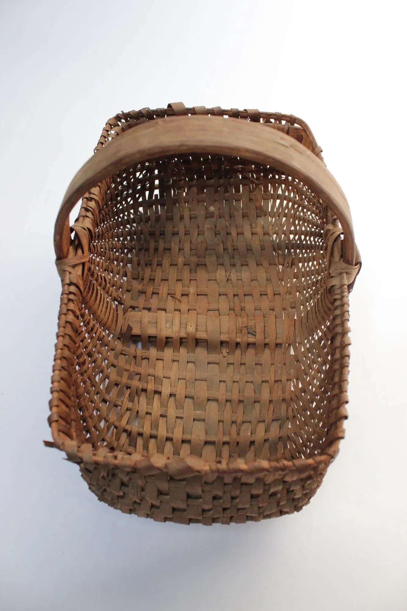 Americana Split Oak Gathering Farmhouse Basket - 3