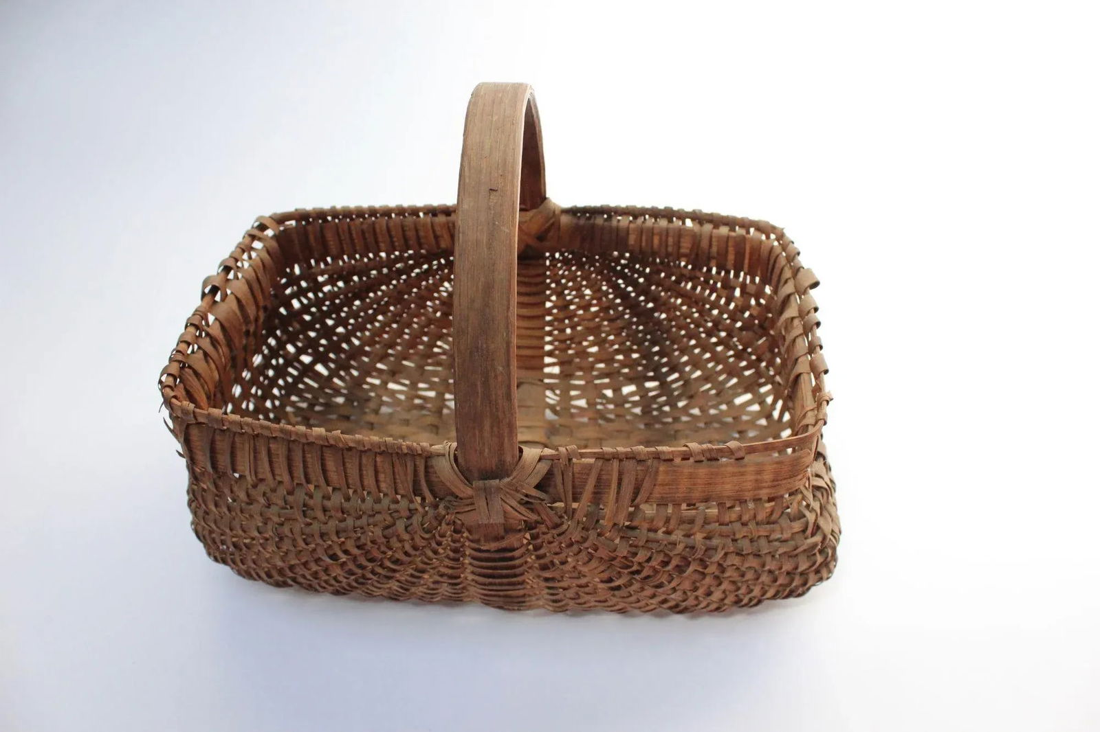 Americana Split Oak Gathering Farmhouse Basket - 4