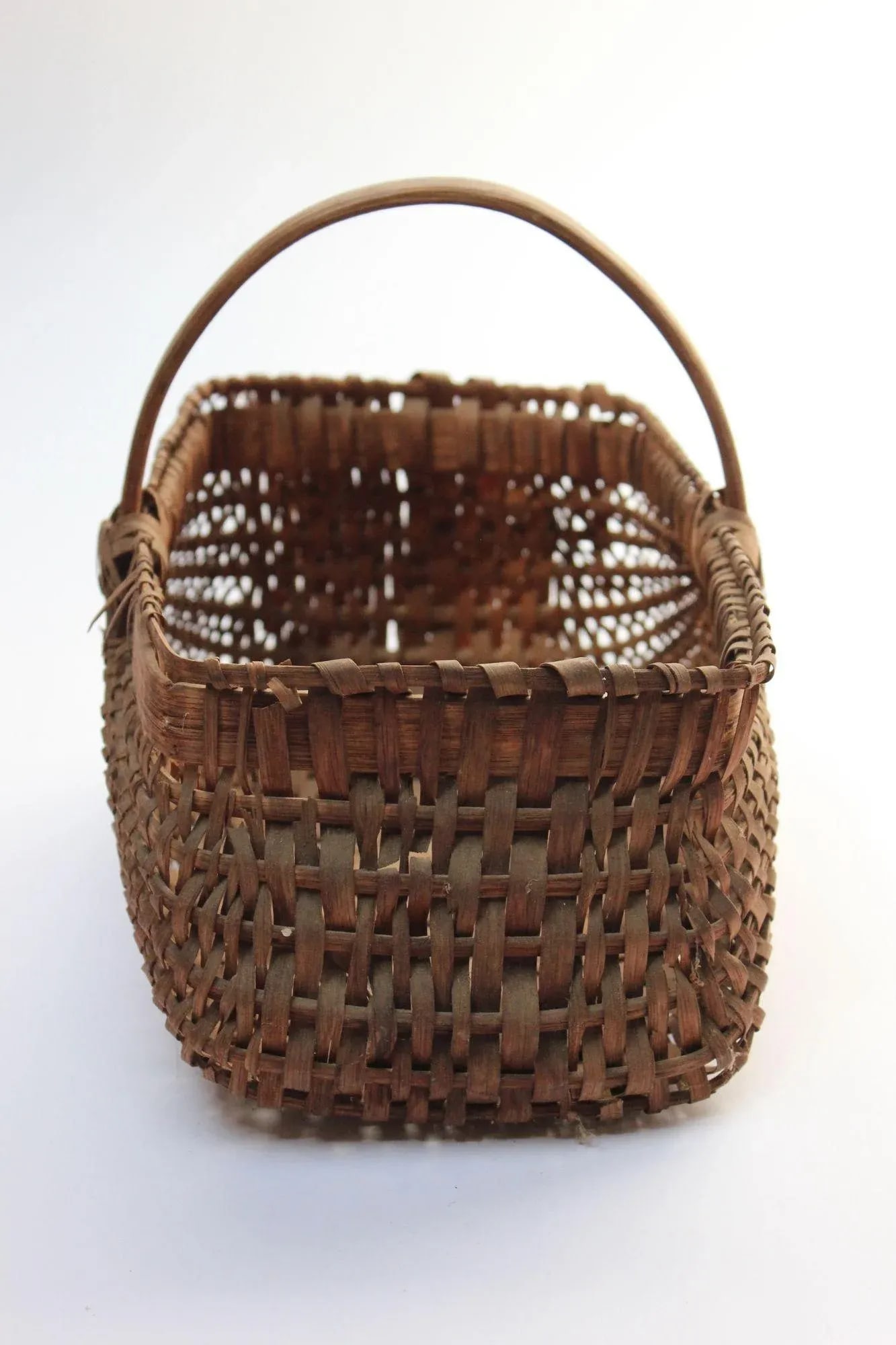 Americana Split Oak Gathering Farmhouse Basket - 5