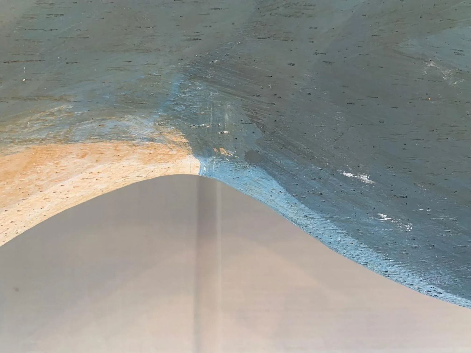 Carved Painted Wood Whale Wall Sculpture - 5